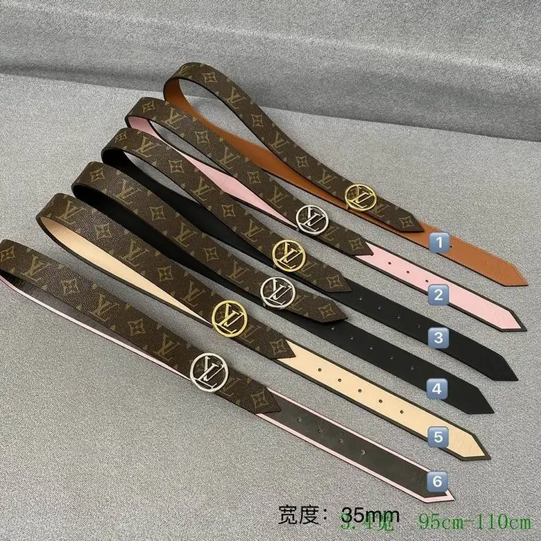 LV Belt 34mmX95-110cm 7D31